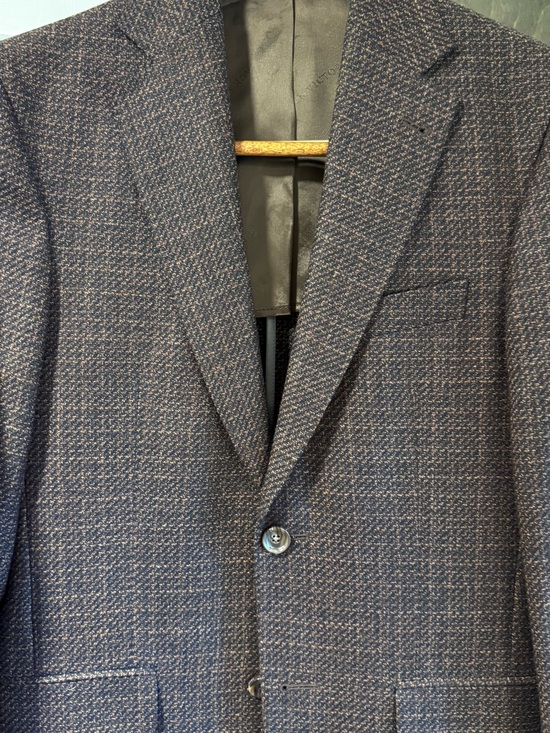 Jack victor Other - Men's Jack Victor Textured Brown Sport Coat - Tailored Two-Button Blazer